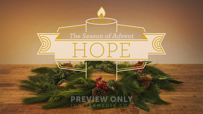 advent service - hope