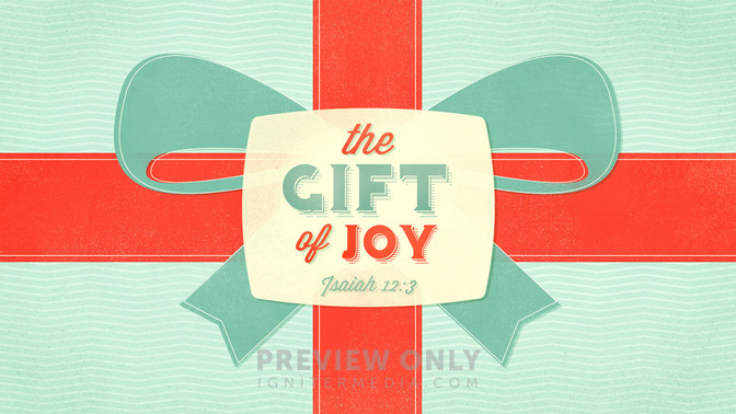 the gift of joy