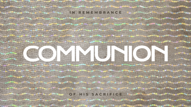 easter tile - communion
