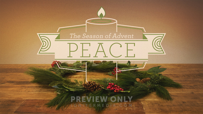 advent service - peace
