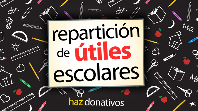 repartición de útiles escolares