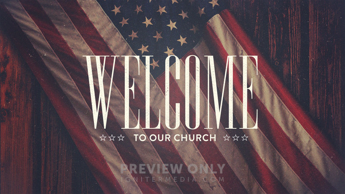 memorial day flag - welcome