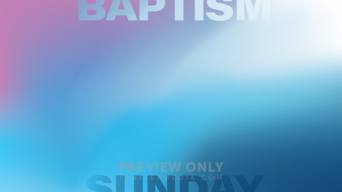 a faithful god - baptism sunday