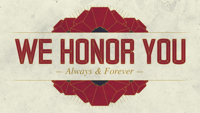 remembrance poppy - we honor you