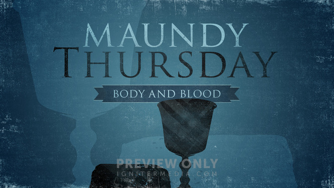 silhouette - maundy thursday