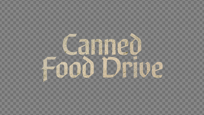 thanksgiving homestead - canned food drive