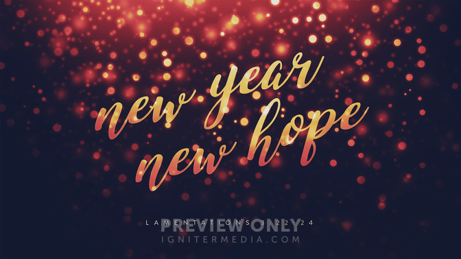 new year, new hope