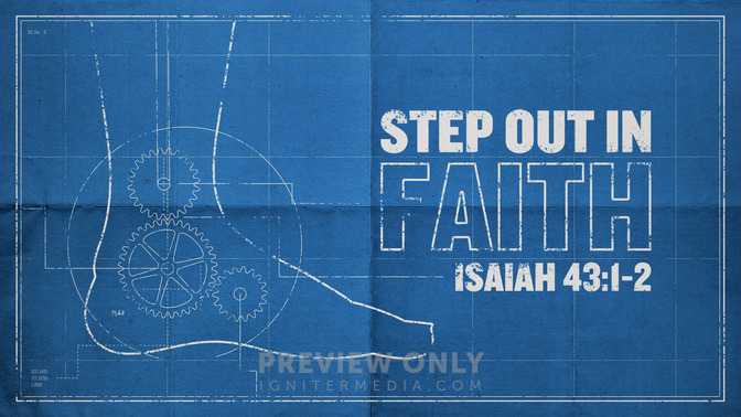 building a new you - step out in faith