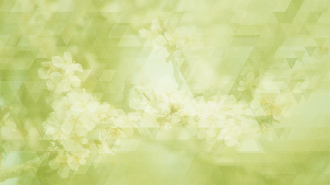 spring shapes - green