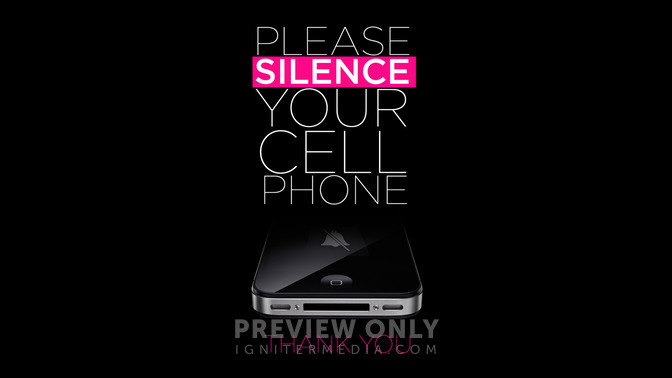 please silence your cell phone