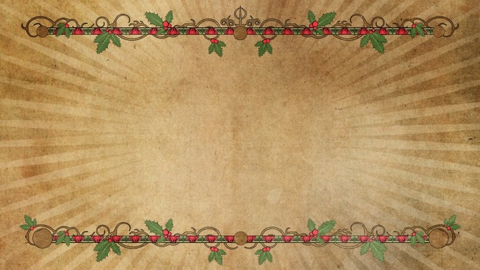 christmas rays frame