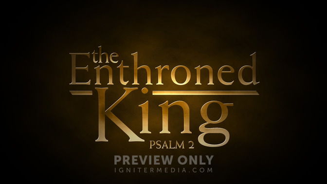 the enthroned king