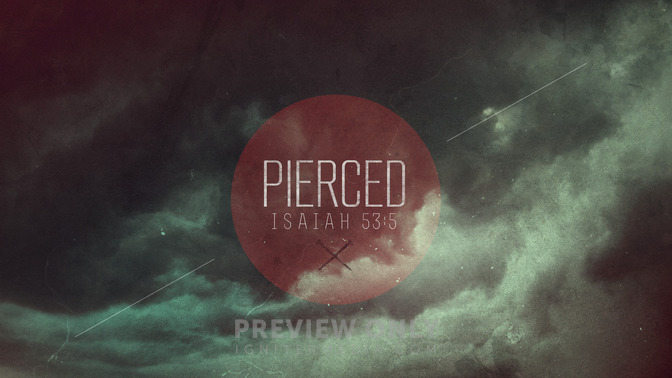 pierced