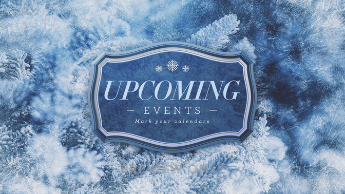 frost - upcoming events