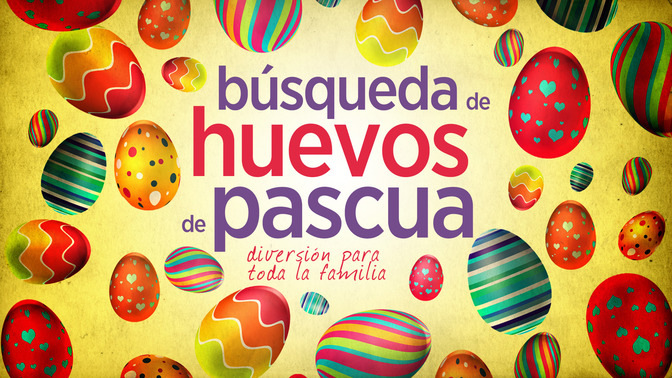 búsqueda de huevos de pascua