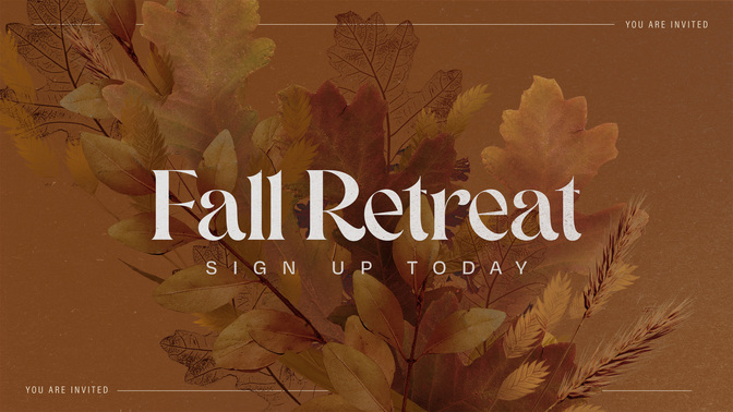 autumn nature - fall retreat