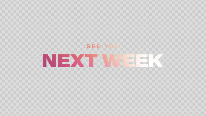 a faithful god - see you next week
