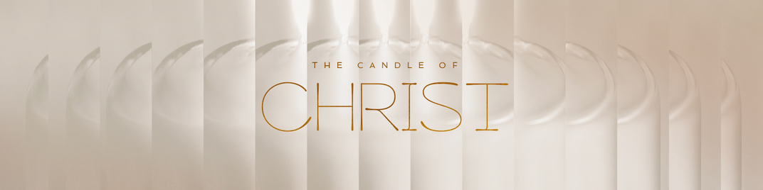 gradient glass - the candle of christ