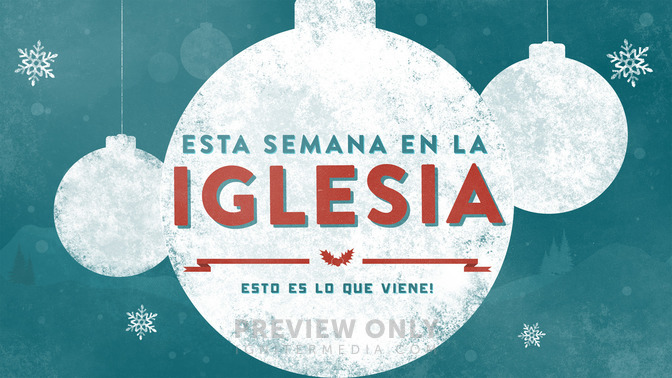 ilustración de navidad - esta semana en la iglesia