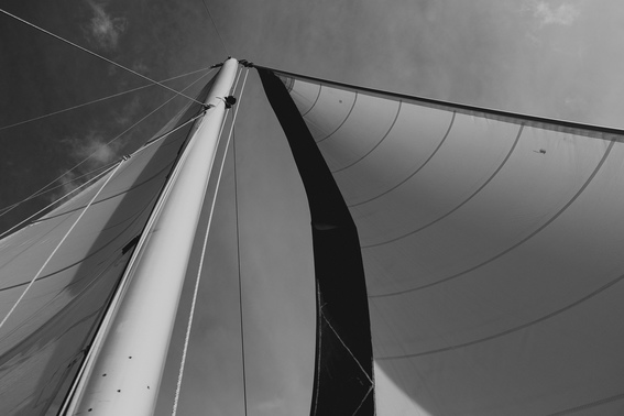 A Mast On A Sailboat 