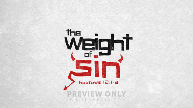 the weight of sin