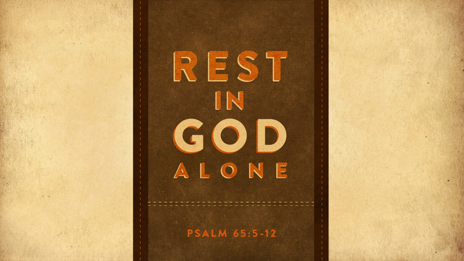 rest in god alone