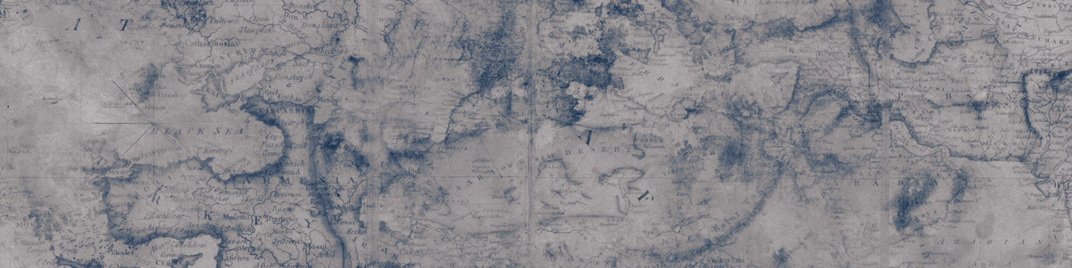 world maps - blue