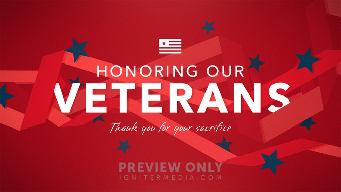 patriotic ribbons - honoring our veterans