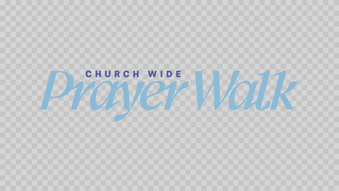 sharing the good news - prayer walk
