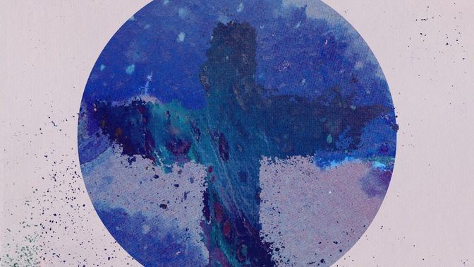 easter paint - cross