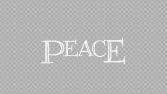jeweled brush advent - peace