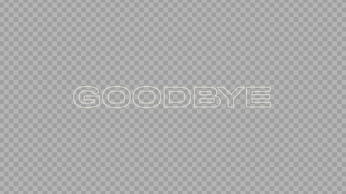 shaped to serve - goodbye