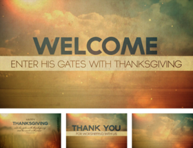 Enter His Gates Welcome Title Graphics Centerline New Media I will enter his gates with singing in my heart i will enter his courts with praise i will say this is the day the lord has made (repeat). enter his gates welcome title