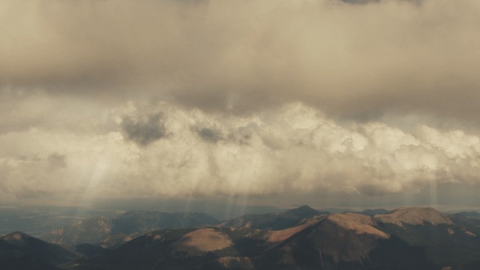 clouds over distance