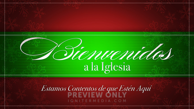 bienvenidos a la iglesia