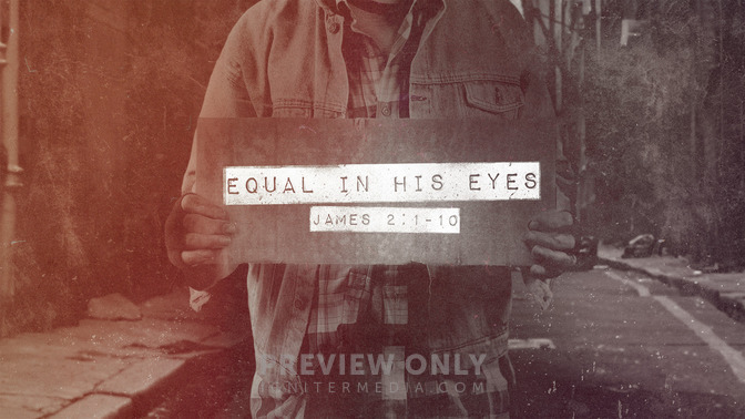 equal in his eyes