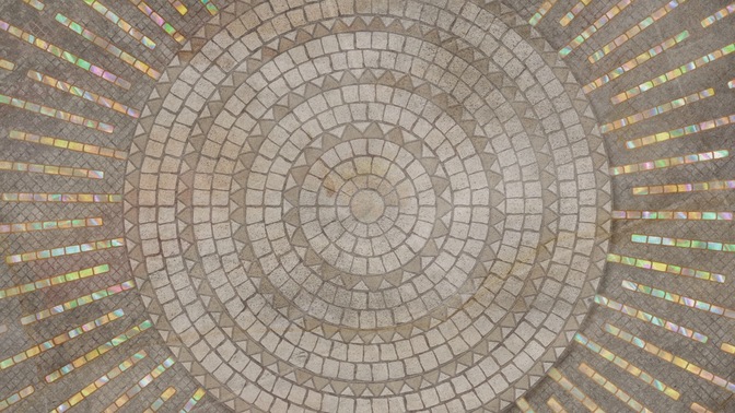 easter tile - tomb