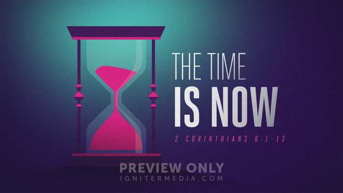 the time is now