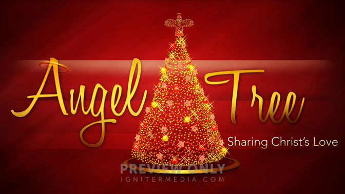 angel tree - glowing