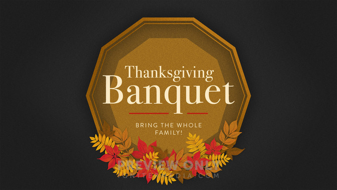 thanksgiving banquet