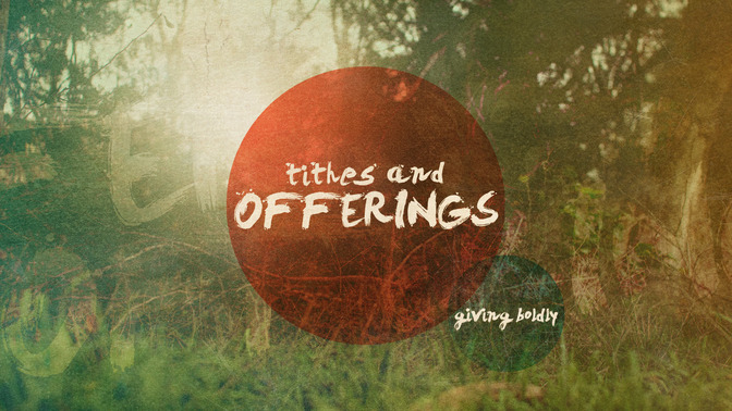 modern geometric - tithes and offerings