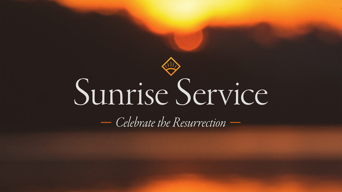 sunrise service