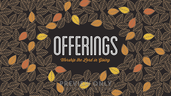 fall leaves - offerings