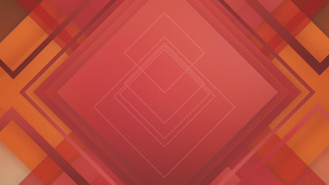 abstract squares - red