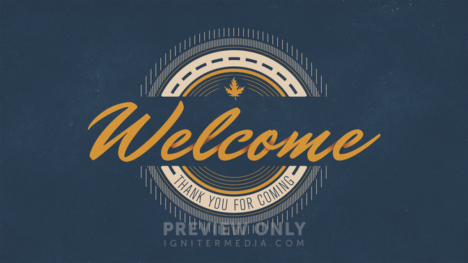 fall circles - welcome