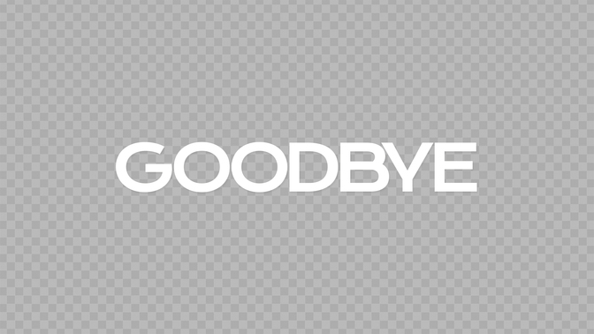 easter tile - goodbye