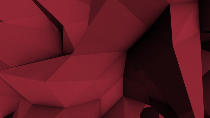low poly - red
