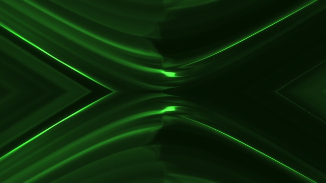 satin lines - green
