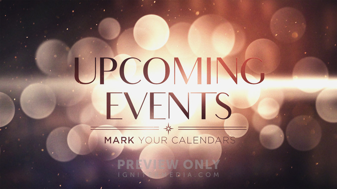 holiday bokeh - upcoming events