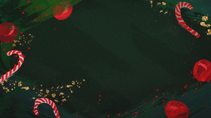 brushed christmas - candy canes